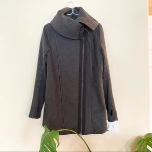 Lululemon Asymmetric Wool Coat